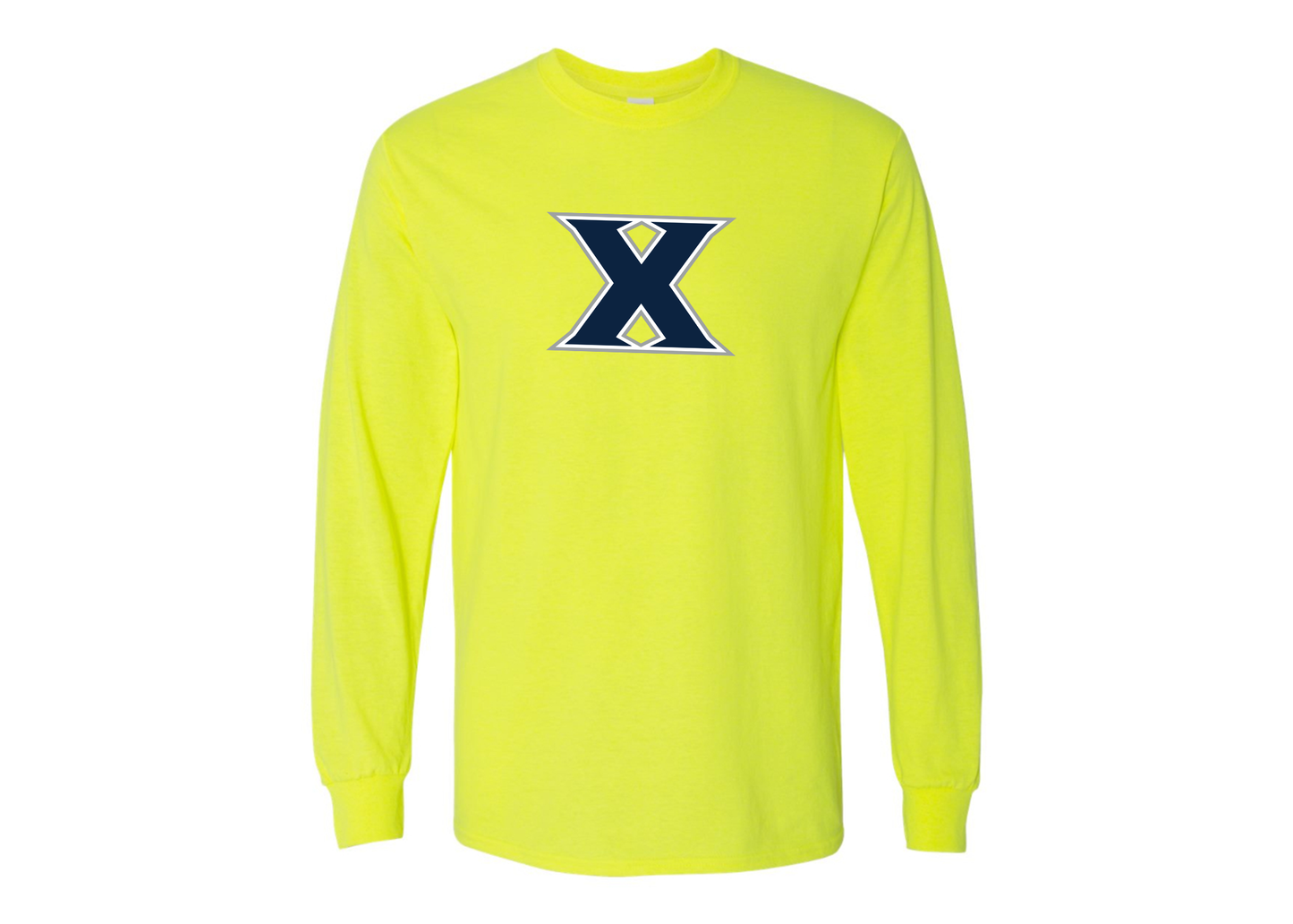 Men's Xavier Musketeers Gildan Heavy Cotton Long Sleeve T-Shirt