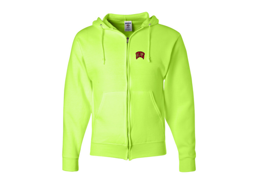 Men's UNLV Rebels JERZEES NuBlend Full-Zip Hooded Sweatshirt