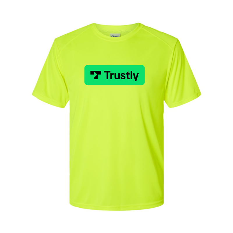 Men's Trustly Horizontal Logo Polyester T-Shirt