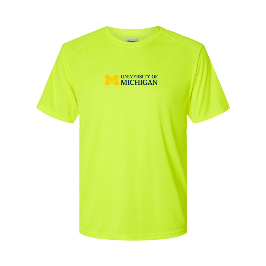 Men's University of Michigan Logo Polyester T-Shirt