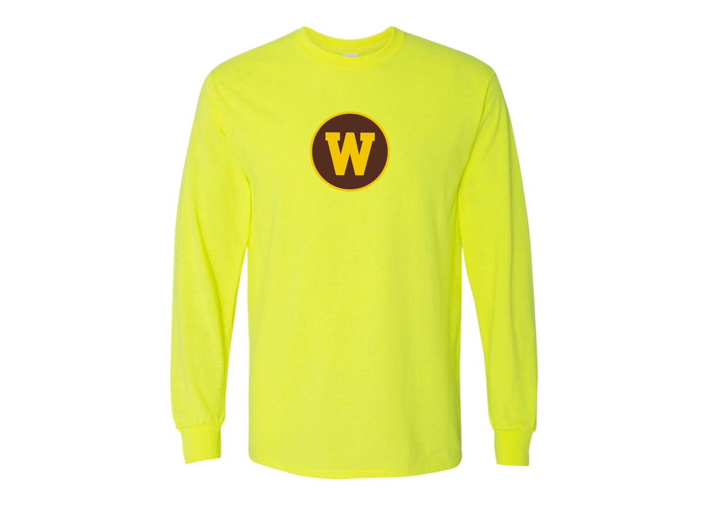 Men's Western Michigan Broncos Gildan Heavy Cotton Long Sleeve T-Shirt