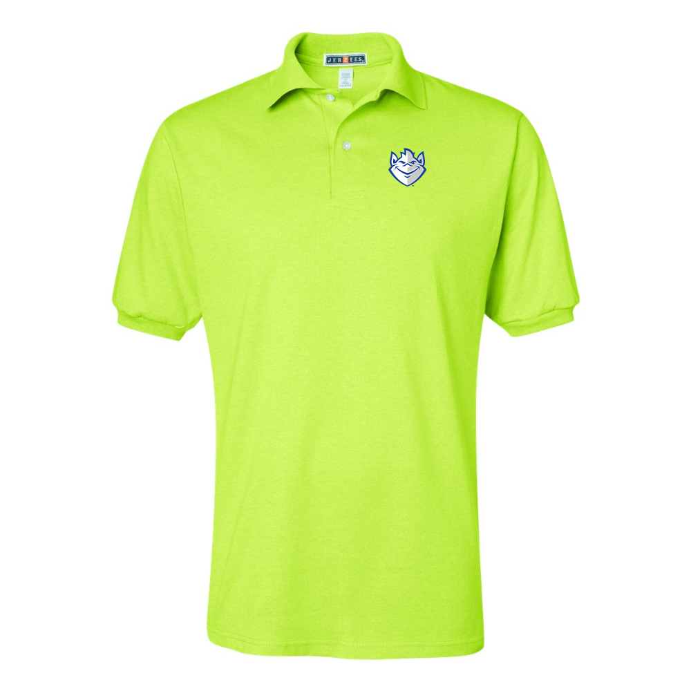 Men's Saint Louis Billikens Logo JERZEES  SpotShield polo