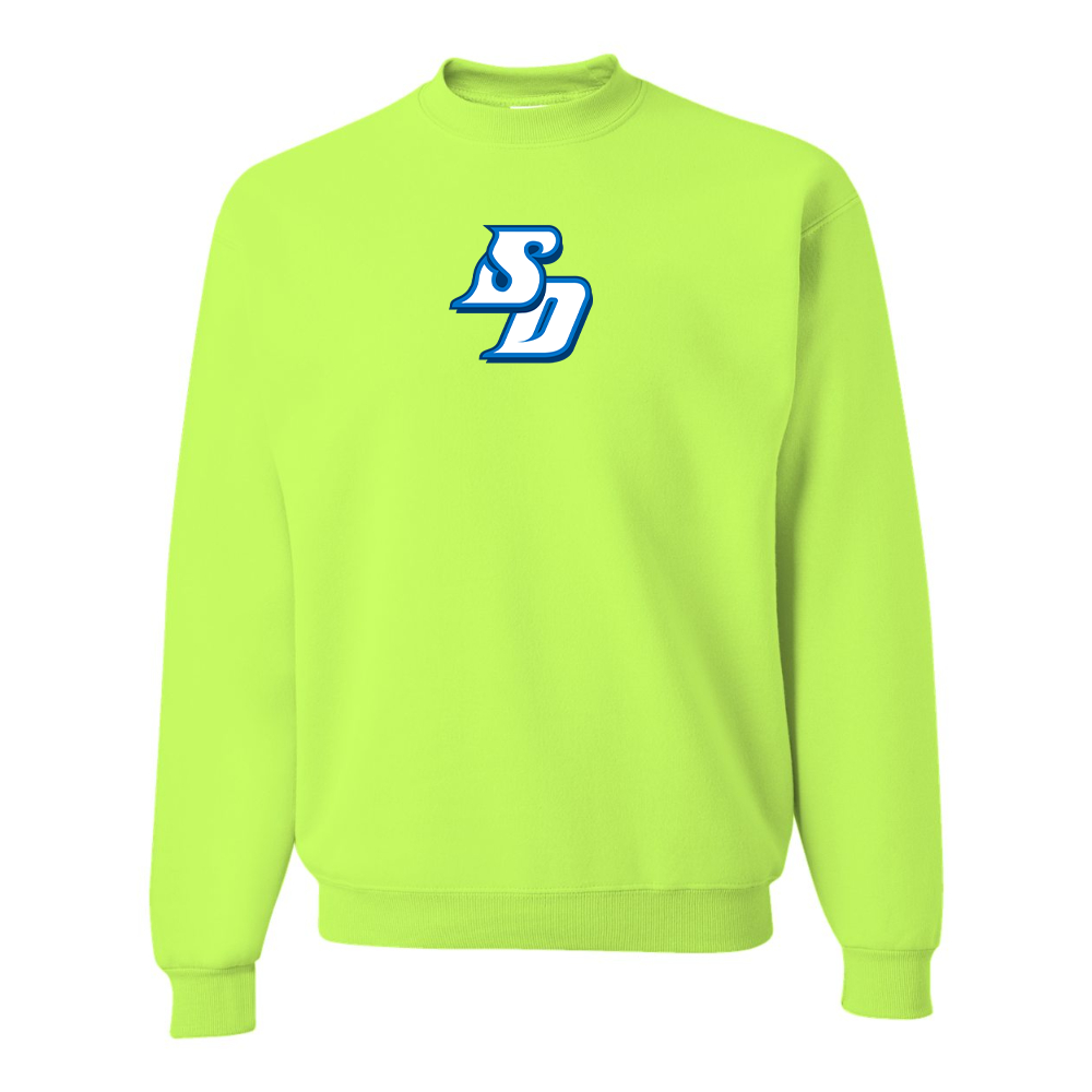Men's San Diego Toreros Logo  JERZEES NuBlend Crewneck Sweatshirt