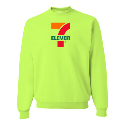 Men's 7 Eleven Logo  JERZEES NuBlend Crewneck Sweatshirt