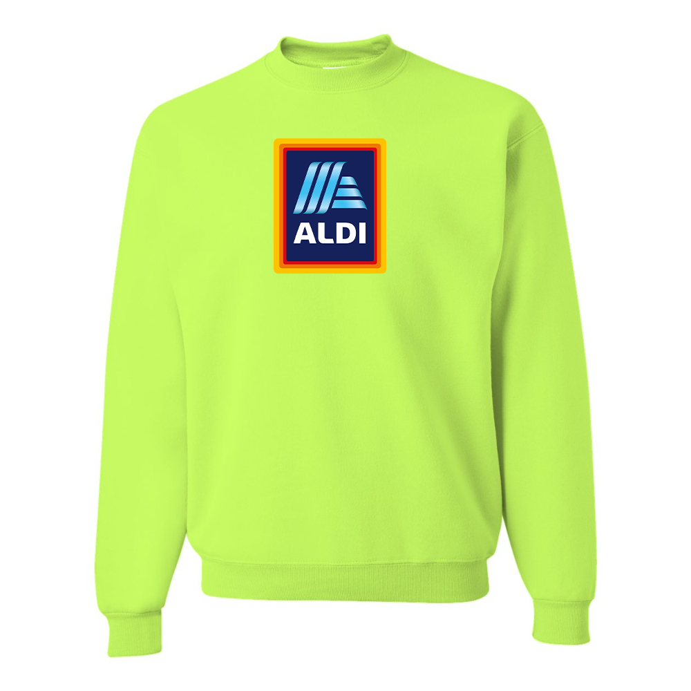 Men's Aldi Logo JERZEES NuBlend Crewneck Sweatshirt