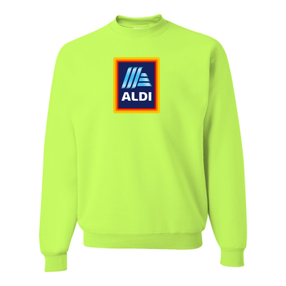 Men's Aldi Logo JERZEES NuBlend Crewneck Sweatshirt