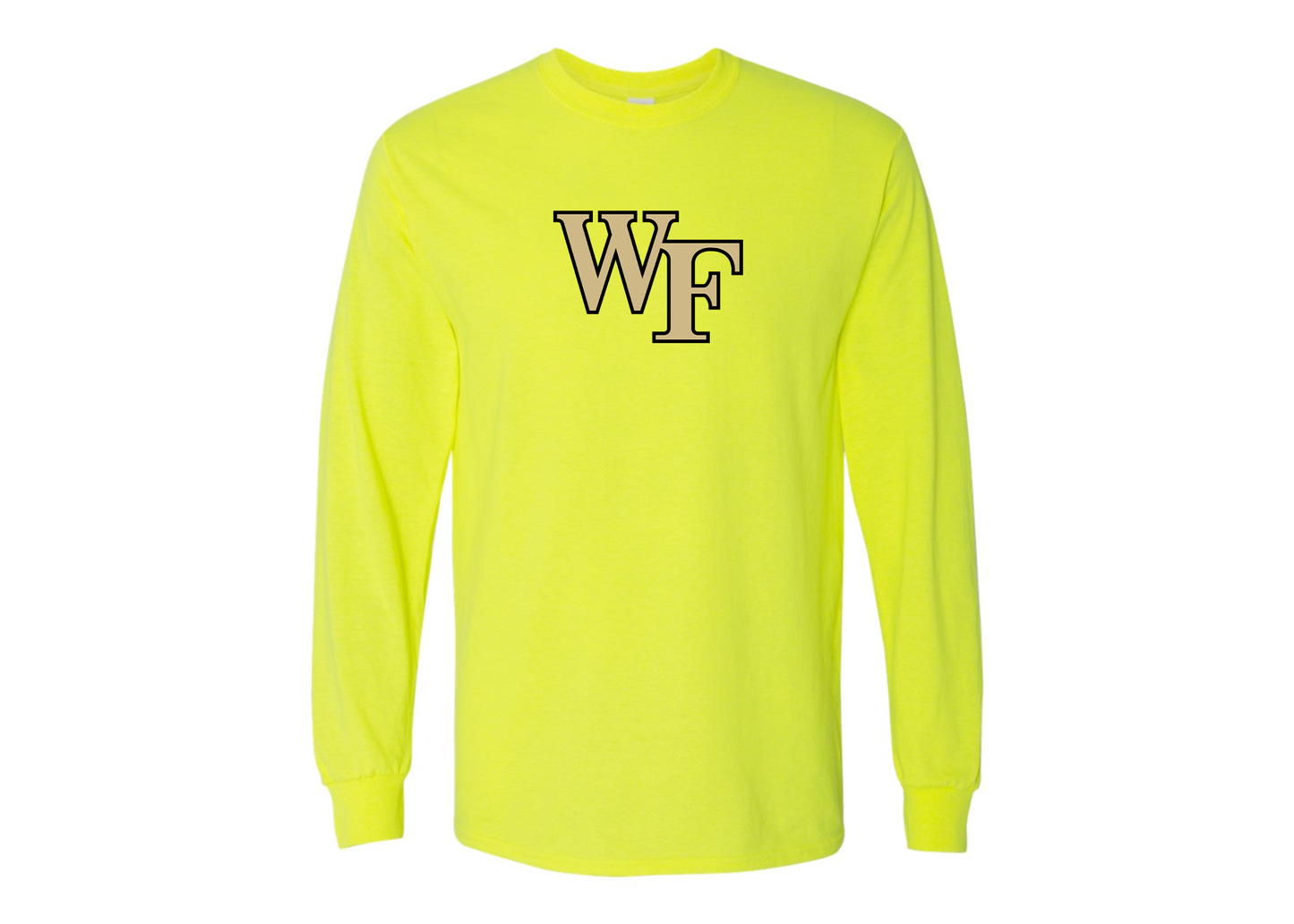 Men's Wake Forest Demon Deacons Gildan Heavy Cotton Long Sleeve T-Shirt