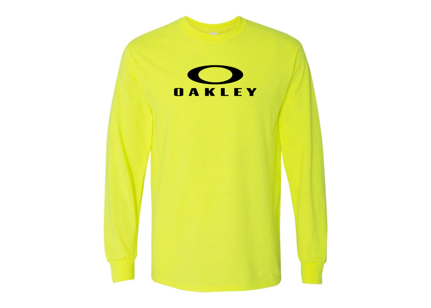 Men's Oakley Logo Gildan Heavy Cotton Long Sleeve T-Shirt