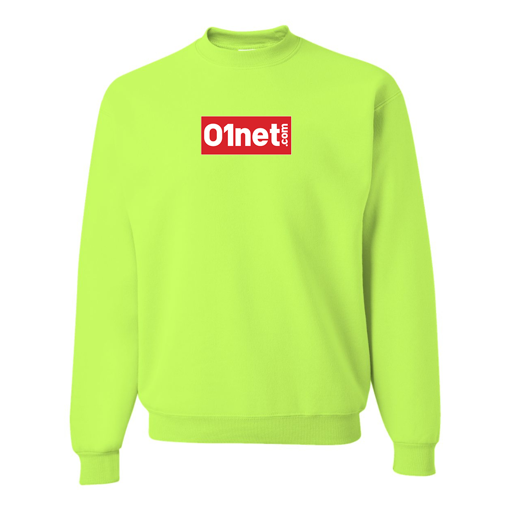 Men's 01net Logo JERZEES NuBlend Crewneck Sweatshirt