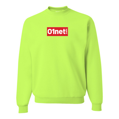 Men's 01net Logo JERZEES NuBlend Crewneck Sweatshirt
