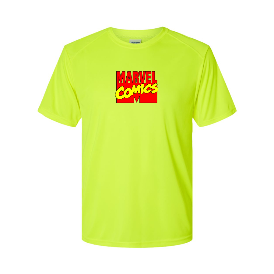 Men's Marvel Comics Logo Polyester T-Shirt