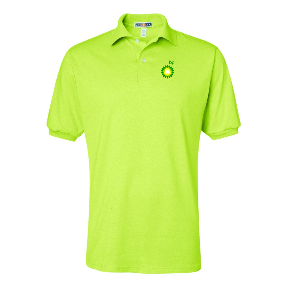 Men's BP Oil Logo JERZEES  SpotShield polo
