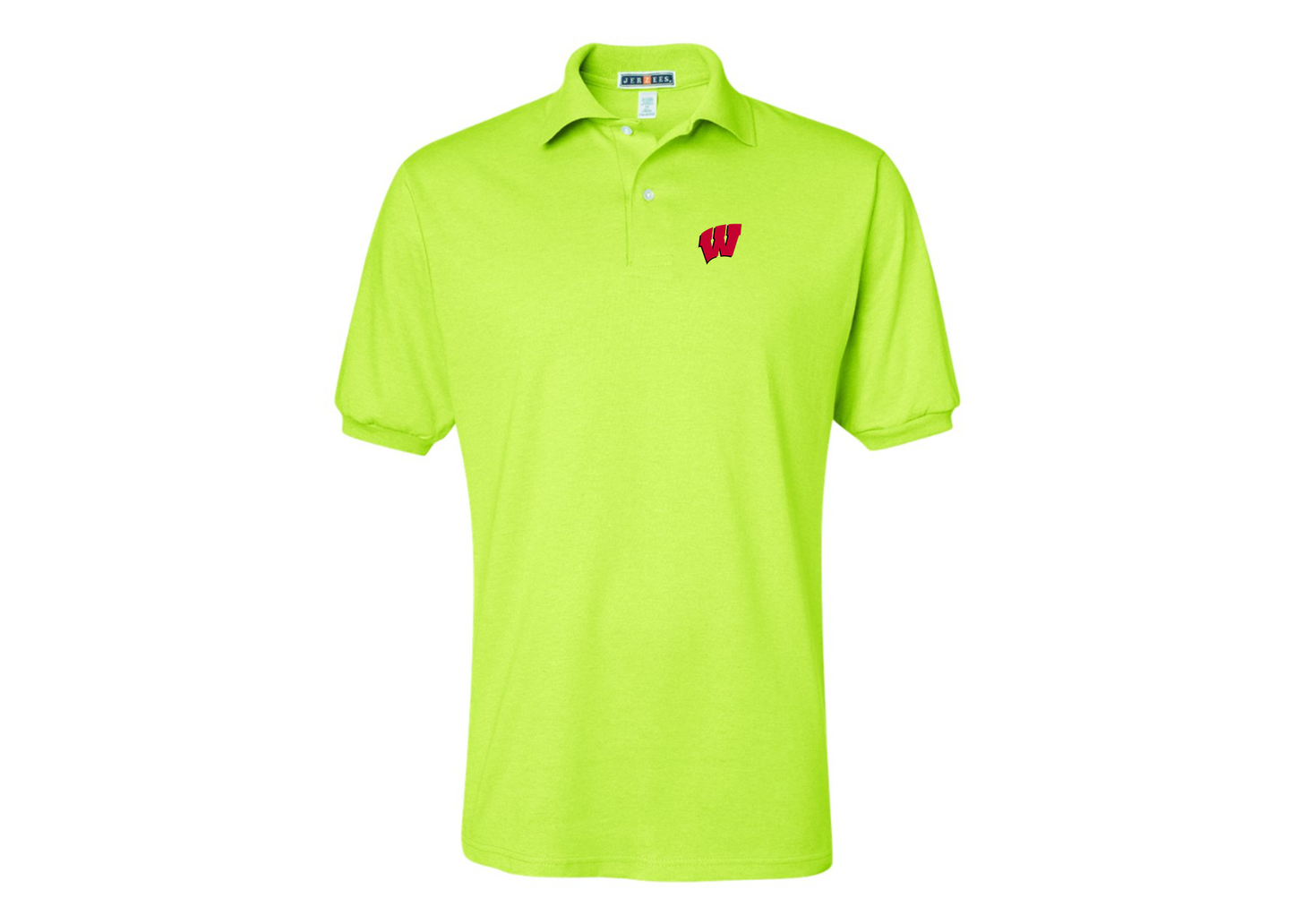 Men's Wisconsin Badgers JERZEES  SpotShield polo