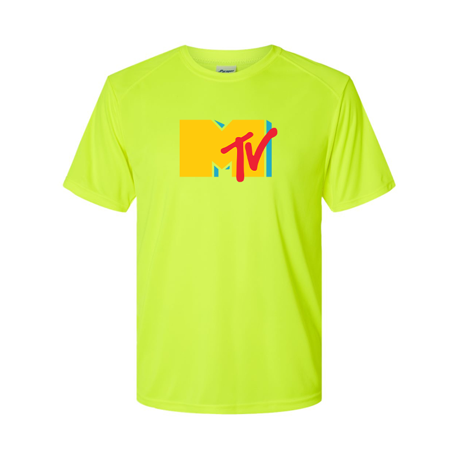 Men's MTV Logo Polyester T-Shirt