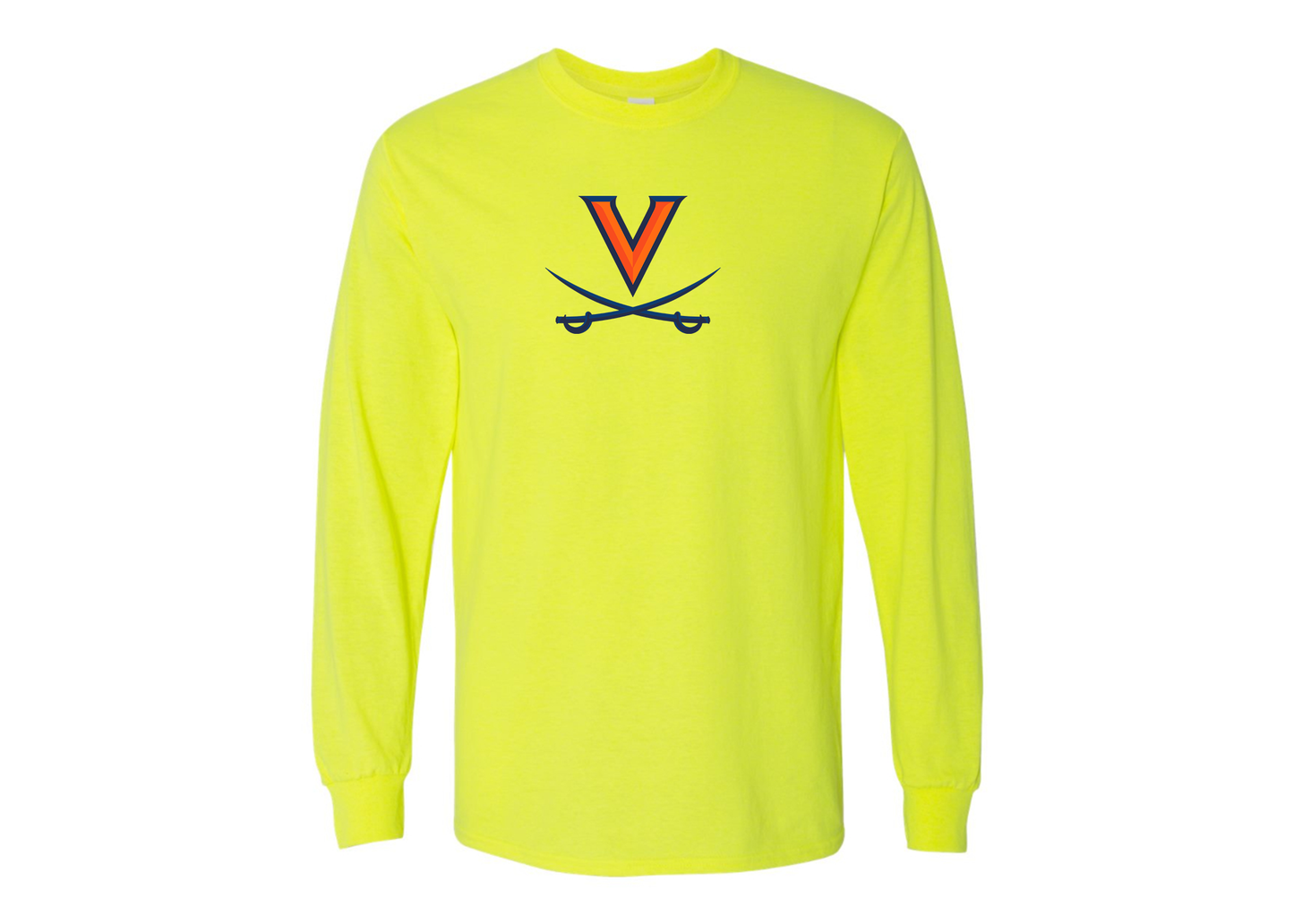 Men's Virginia Cavaliers Gildan Heavy Cotton Long Sleeve T-Shirt