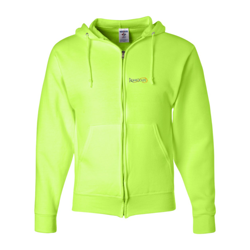 Men's Runescape Logo JERZEES NuBlend Full-Zip Hooded Sweatshirt