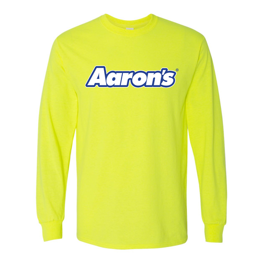 Men's Aaron_s Logo Gildan Heavy Cotton Long Sleeve T-Shirt