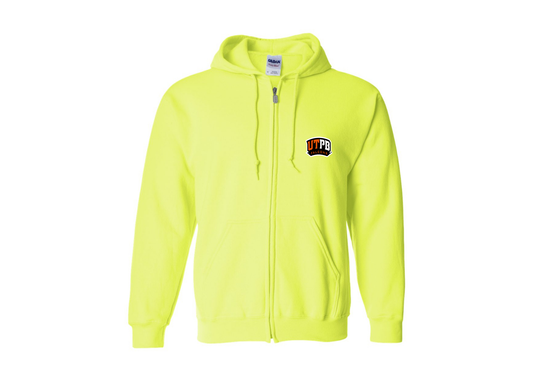 Men's UTPB Falcons Gildan Heavy Blend Full Zip Hooded Sweatshirt