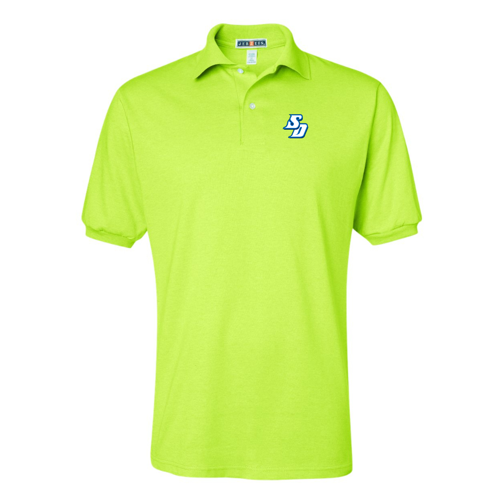 Men's  San Diego Toreros Logo JERZEES  SpotShield polo