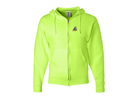 Men's UTEP Miners JERZEES NuBlend Full-Zip Hooded Sweatshirt