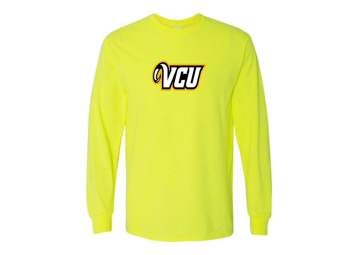 Men's Virginia Commonwealth Rams Gildan Heavy Cotton Long Sleeve T-Shirt