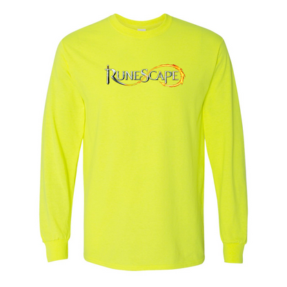 Men's Runescape Logo Gildan Heavy Cotton Long Sleeve T-Shirt