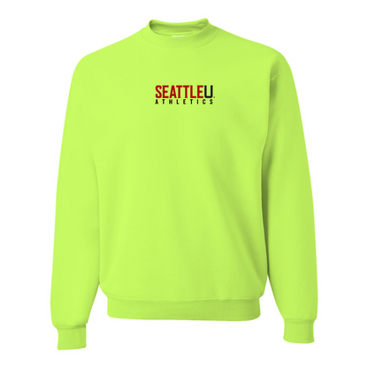 Men's Seattle Redhawks Logo JERZEES NuBlend Crewneck Sweatshirt