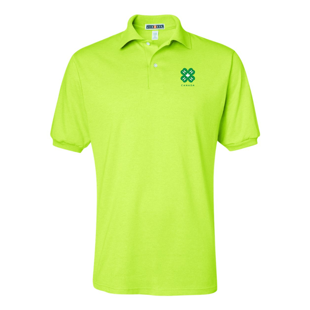 Men's 4H Canada Logo JERZEES  SpotShield polo