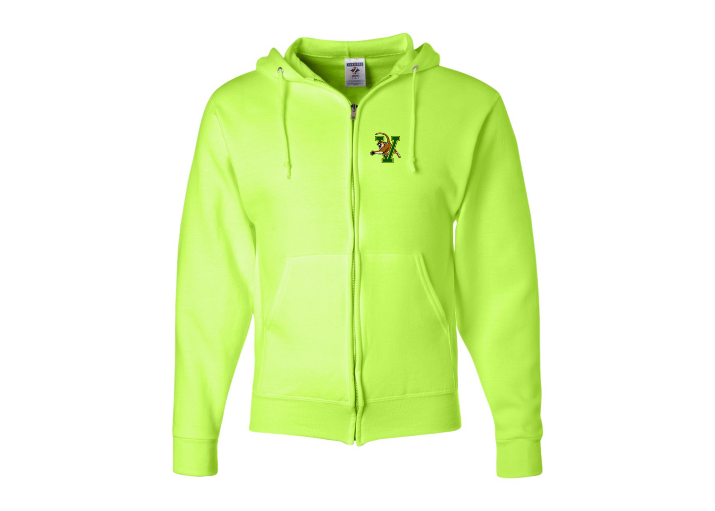 Men's Vermont Catamounts JERZEES NuBlend Full-Zip Hooded Sweatshirt