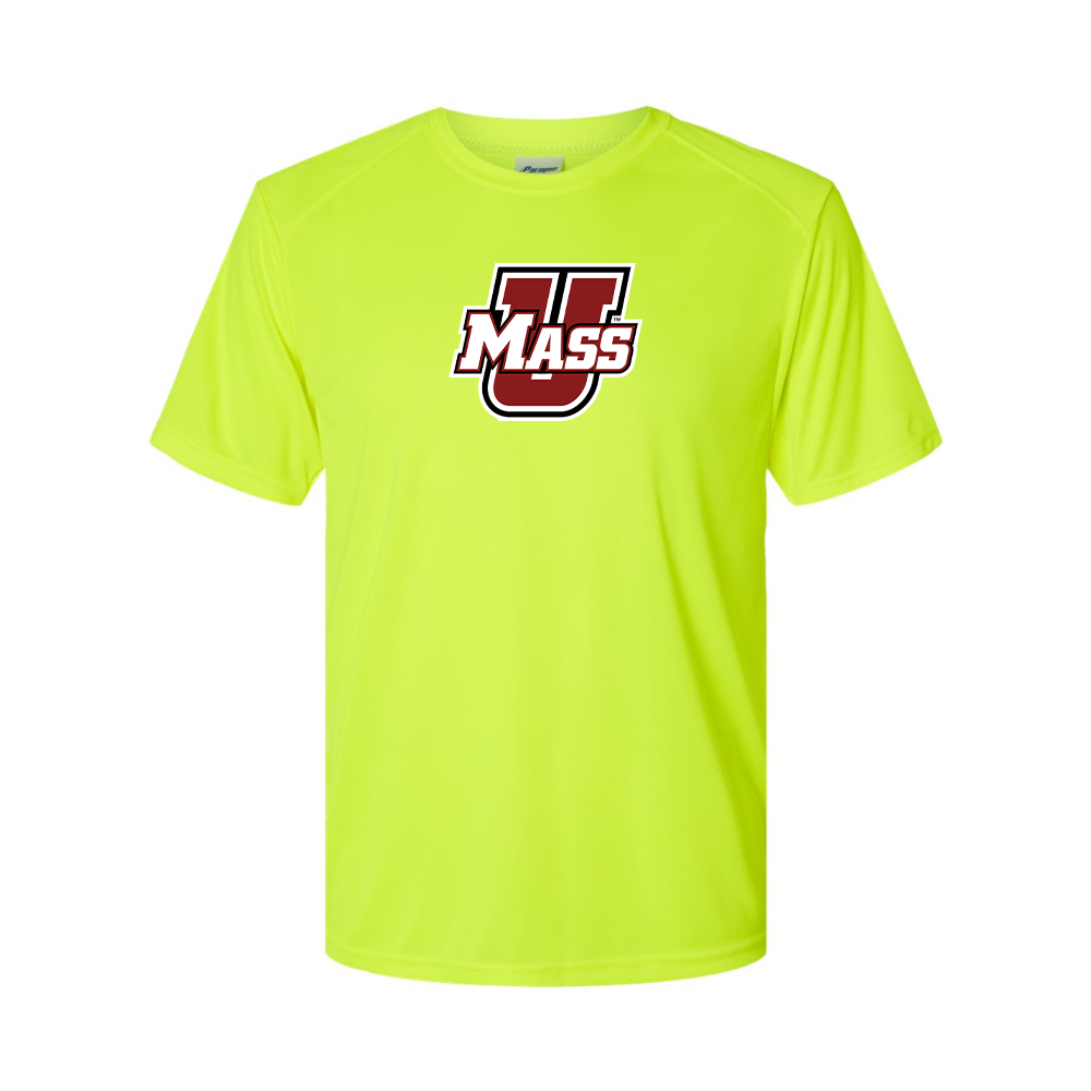 Men's Massachusetts Minutemen Logo Polyester T-Shirt