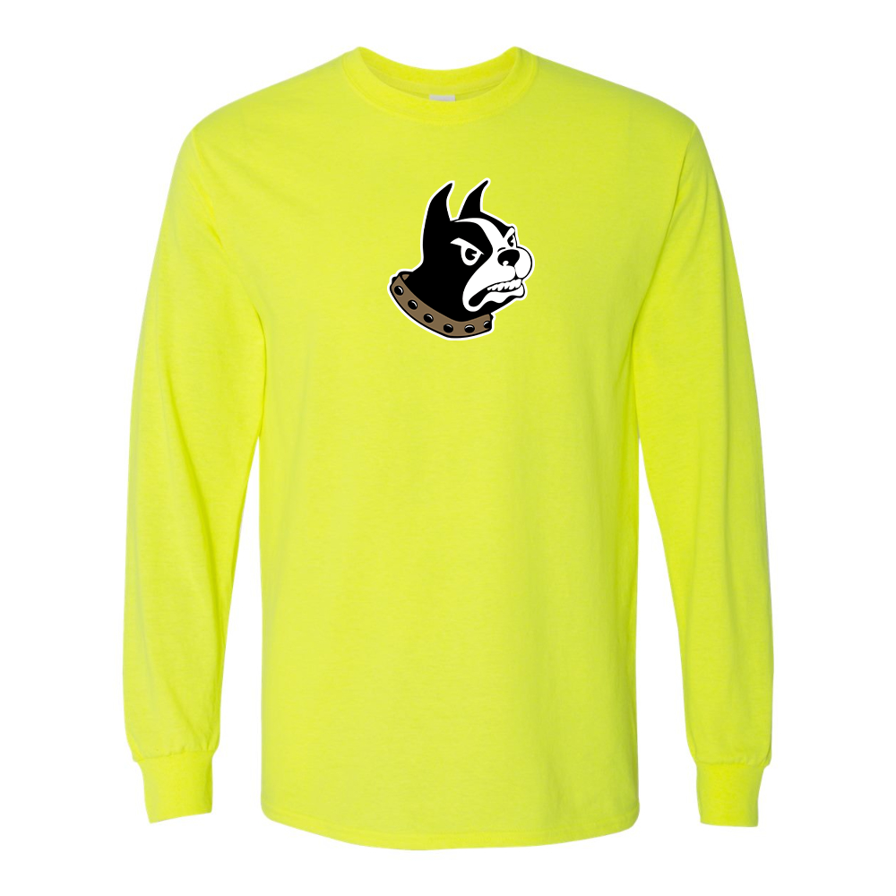 Men's Wofford Terriers Gildan Heavy Cotton Long Sleeve T-Shirt