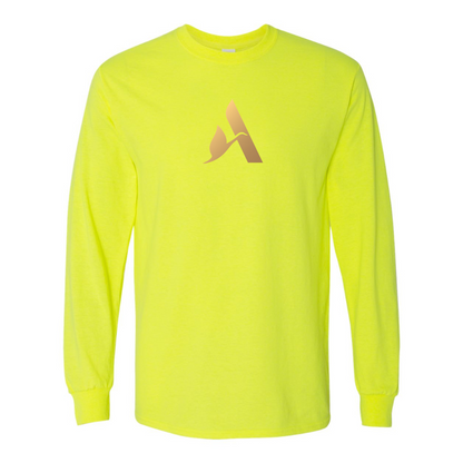 Men's Accor Golden Logo Gildan Heavy Cotton Long Sleeve T-Shirt