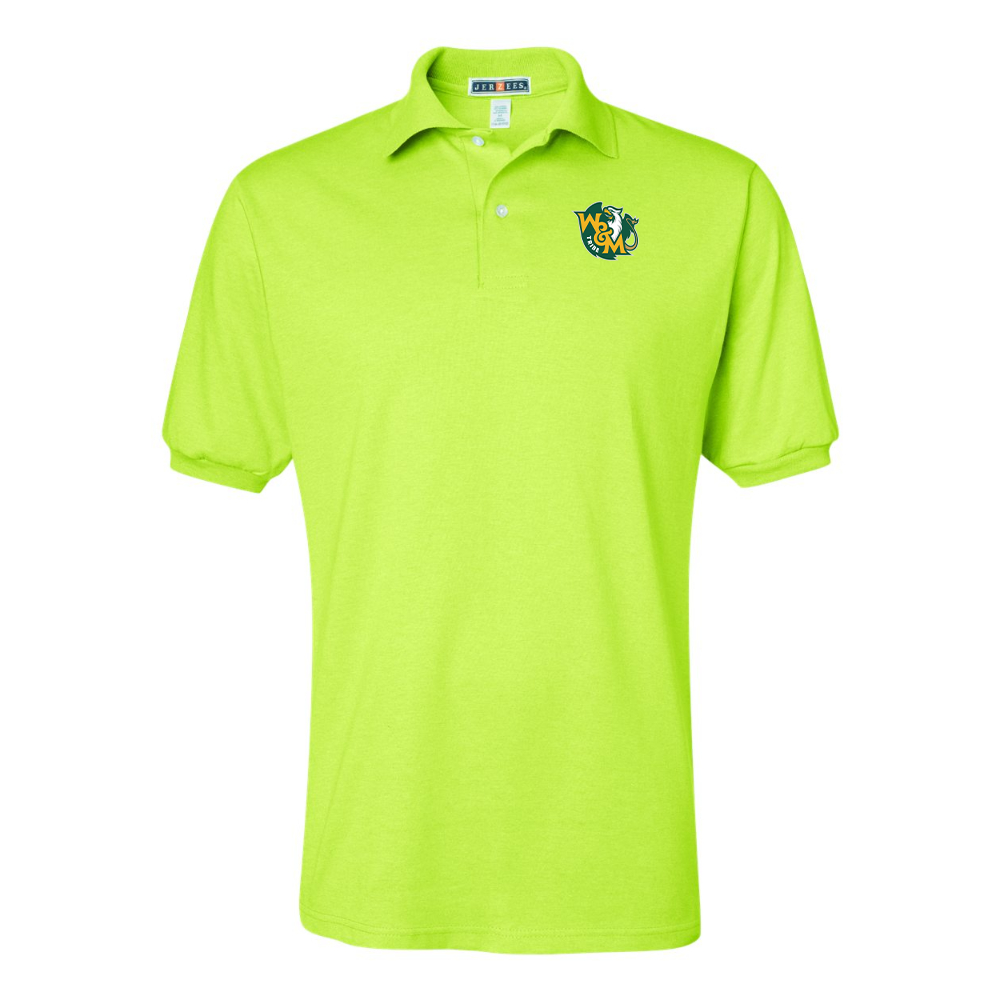 Men's William and Mary Tribe JERZEES  SpotShield polo