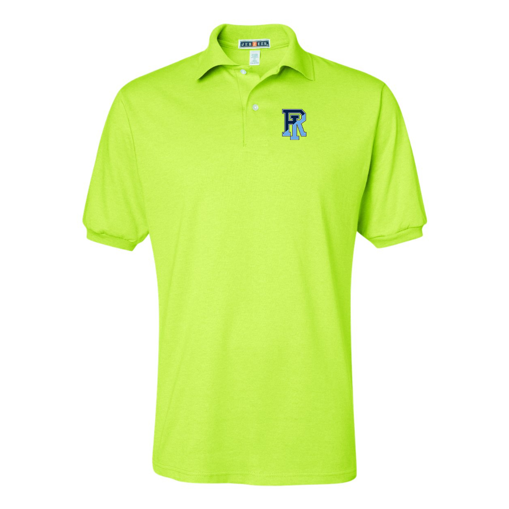 Men's Rhode Island Rams Logo JERZEES  SpotShield polo