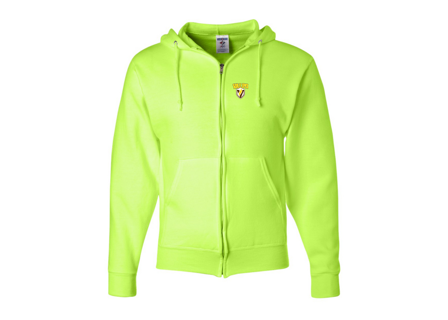 Men's Valparaiso Crusaders JERZEES NuBlend Full-Zip Hooded Sweatshirt