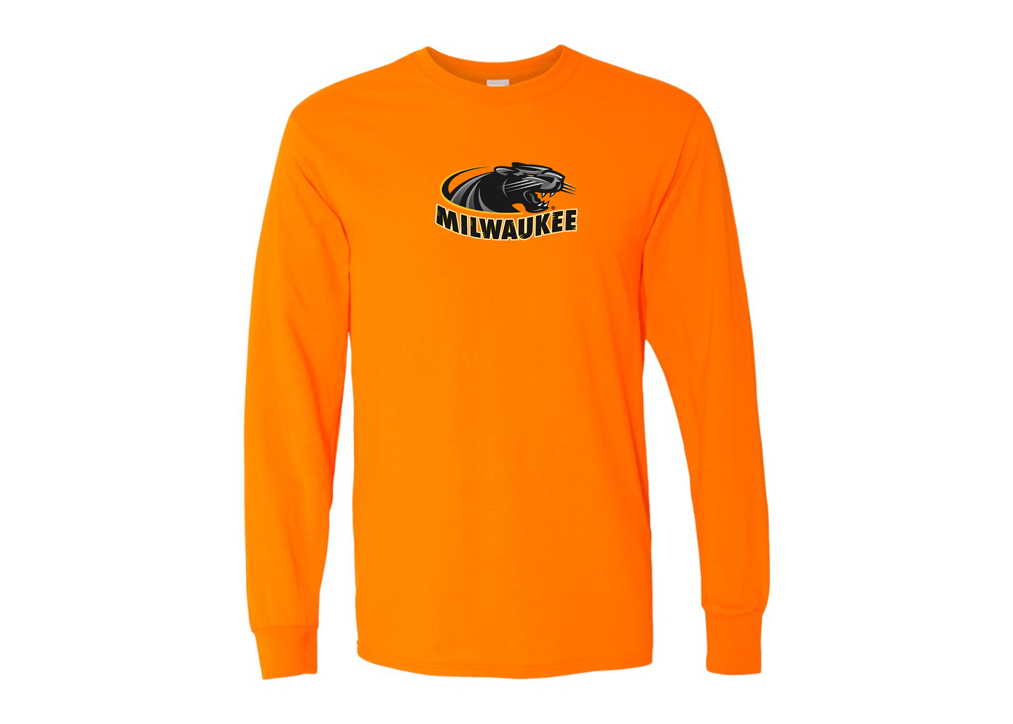 Men's Wisconsin Milwaukee Panthers Gildan Heavy Cotton Long Sleeve T-Shirt