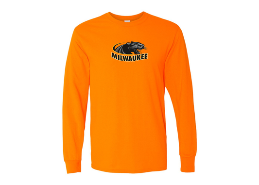 Men's Wisconsin Milwaukee Panthers Gildan Heavy Cotton Long Sleeve T-Shirt