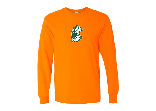 Men's Utah Valley Wolverines Gildan Heavy Cotton Long Sleeve T-Shirt