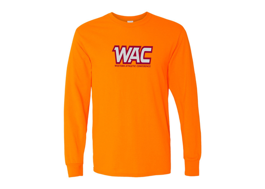 Men's Western Athletic Conference Gildan Heavy Cotton Long Sleeve T-Shirt