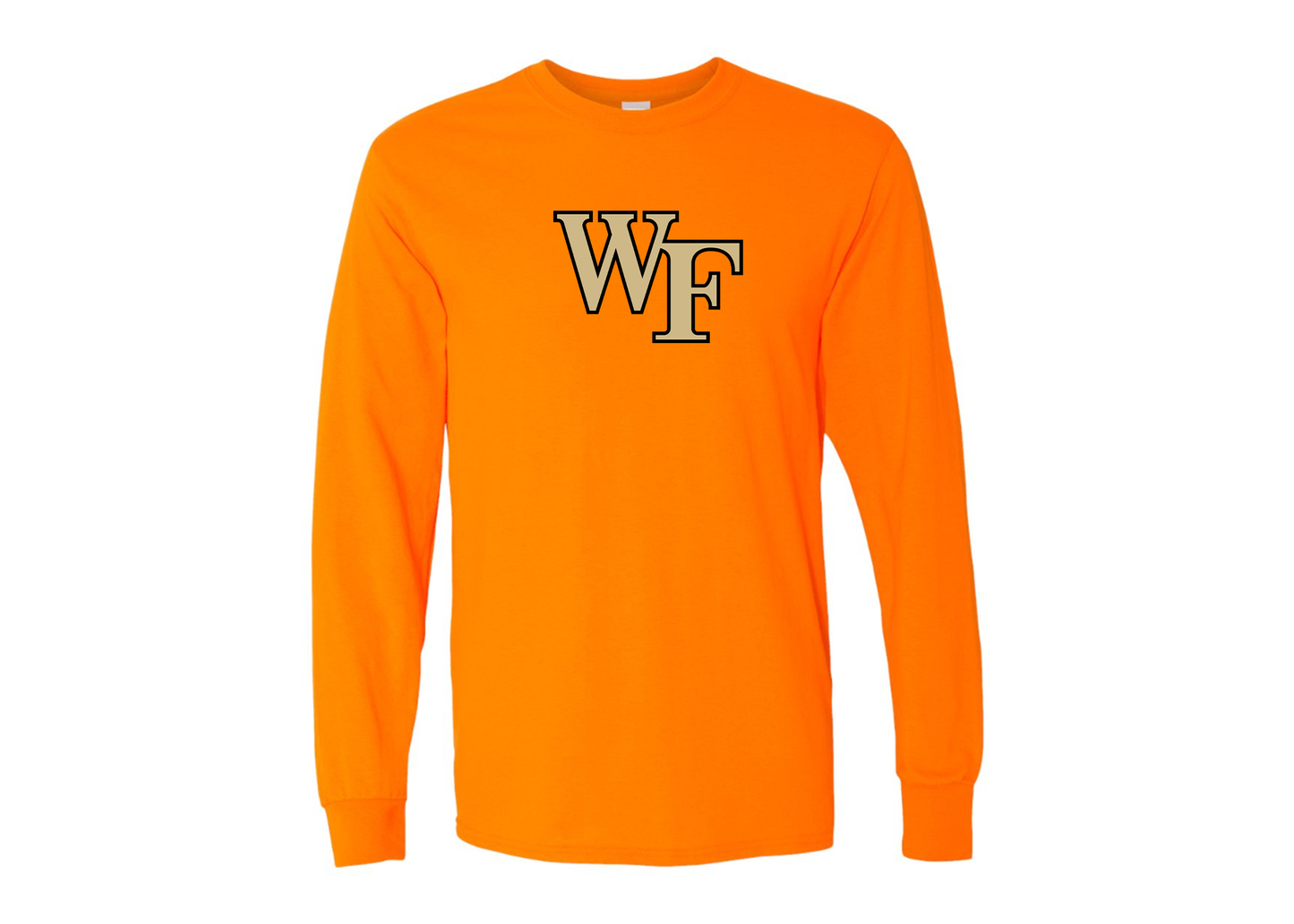 Men's Wake Forest Demon Deacons Gildan Heavy Cotton Long Sleeve T-Shirt