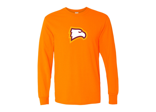 Men's Winthrop Eagles Gildan Heavy Cotton Long Sleeve T-Shirt