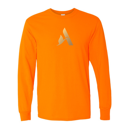 Men's Accor Golden Logo Gildan Heavy Cotton Long Sleeve T-Shirt
