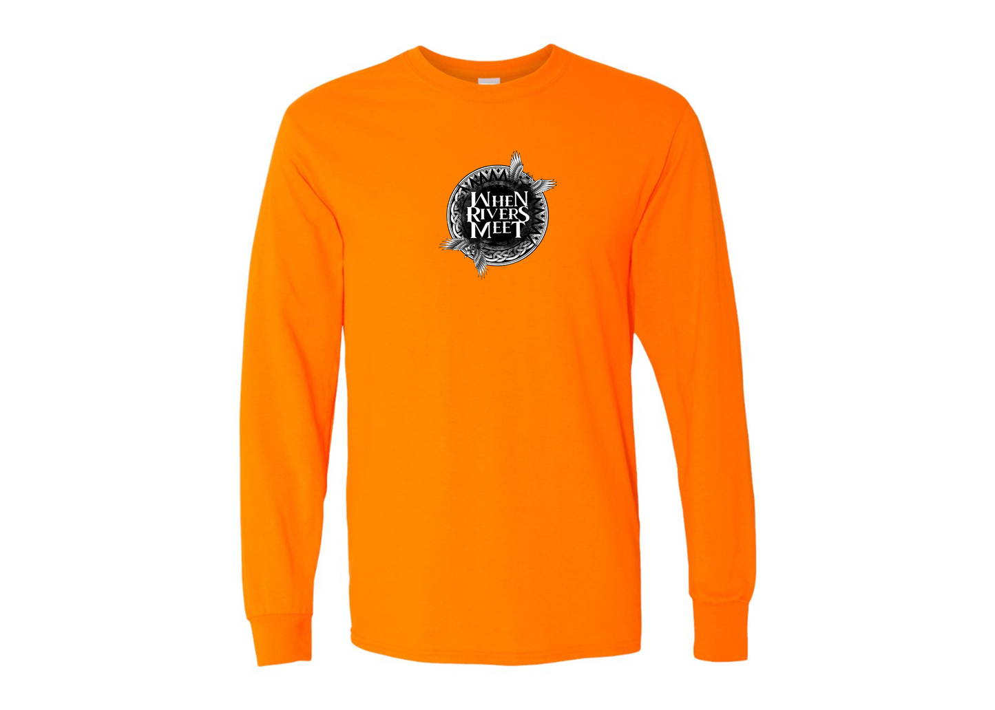 Men's When Rivers Meet Gildan Heavy Cotton Long Sleeve T-Shirt