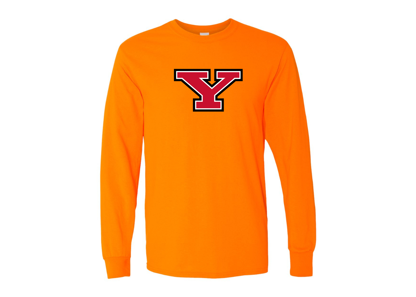 Men's Youngstown State Penguins Gildan Heavy Cotton Long Sleeve T-Shirt