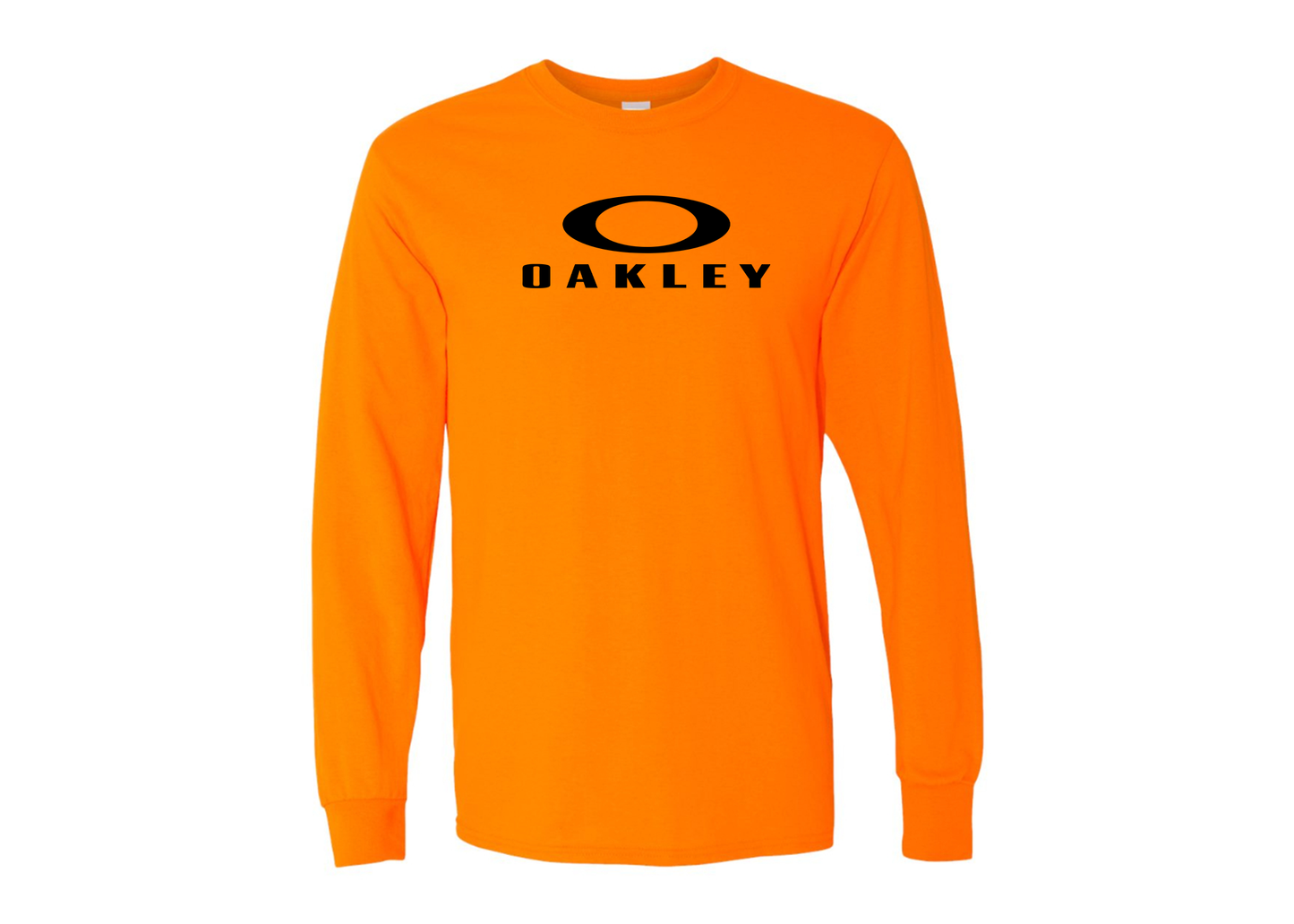 Men's Oakley Logo Gildan Heavy Cotton Long Sleeve T-Shirt