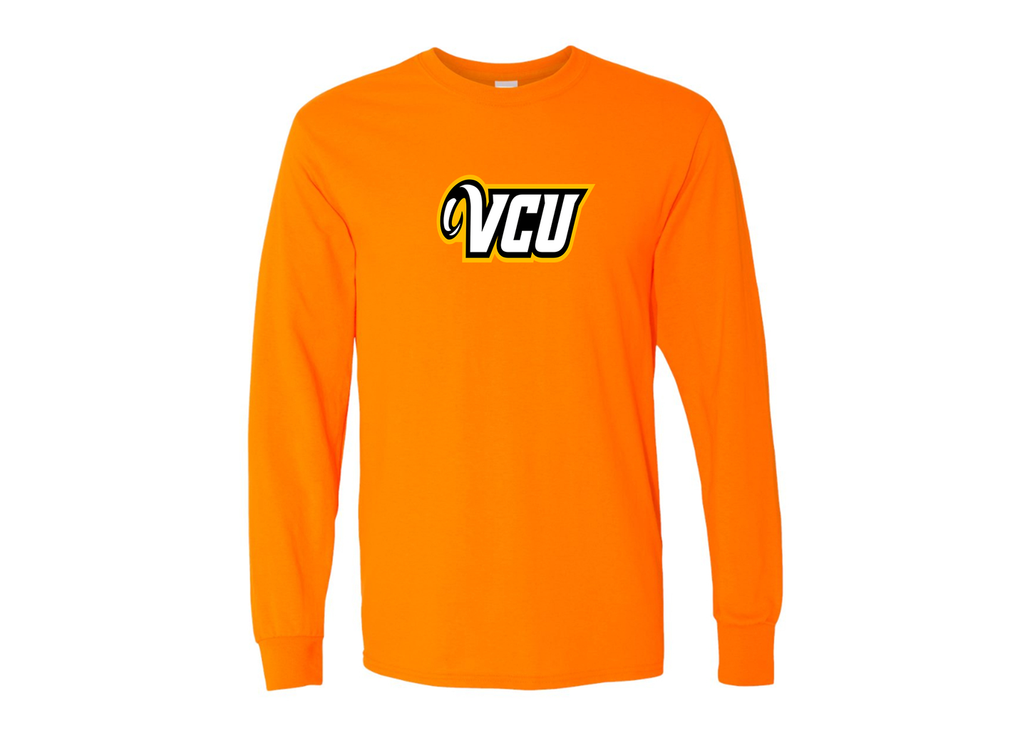 Men's Virginia Commonwealth Rams Gildan Heavy Cotton Long Sleeve T-Shirt