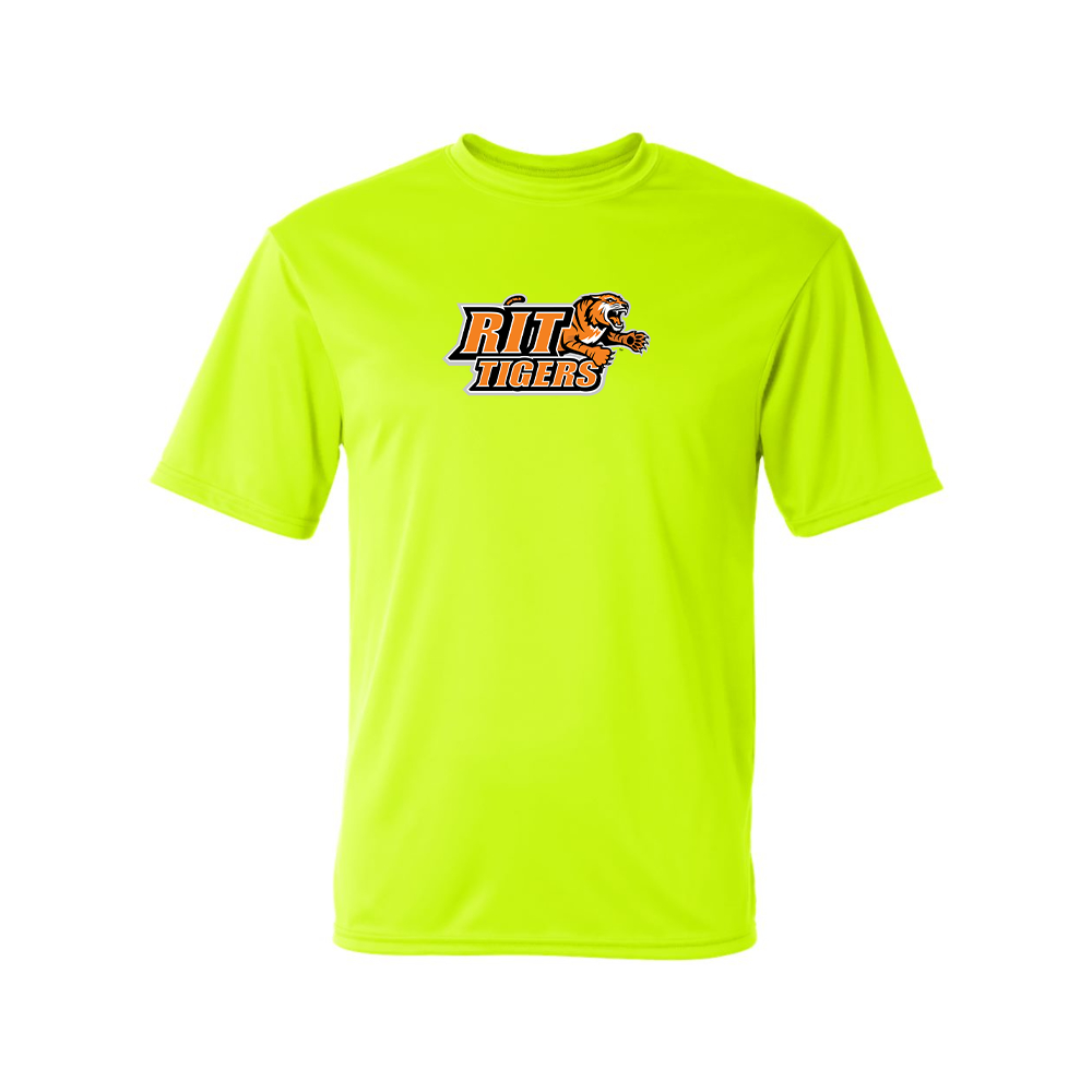 Men's RIT Tigers Logo Polyester T-Shirt