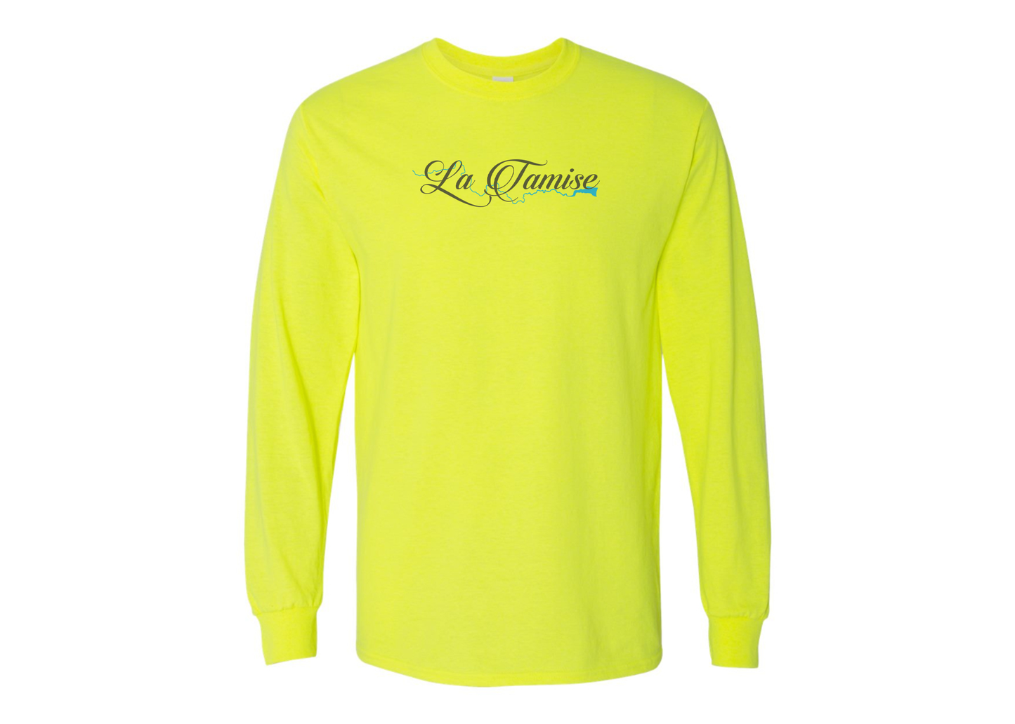 Men's La Tamise Logo Gildan Heavy Cotton Long Sleeve T-Shirt