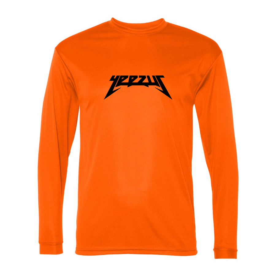 Men’s Kanye West Yeezus Music - Polyester Long Sleeve T-Shirt - 5104