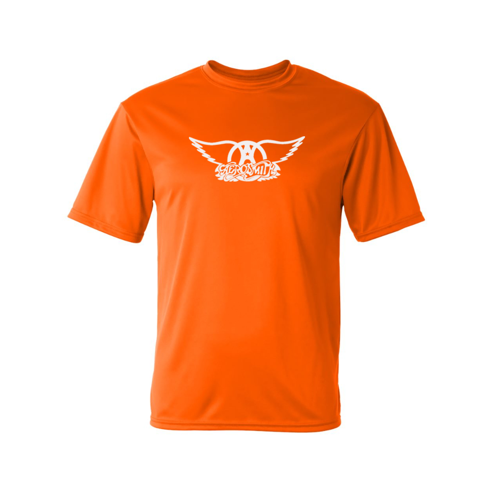 Men's Aerosmith Logo Polyester T-Shirt
